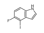 5-fluoro-4-iodo-1H-indole结构式