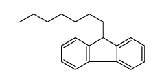 9-N-HEPTYLFLUORENE structure