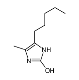 4-methyl-5-pentyl-1,3-dihydroimidazol-2-one Structure