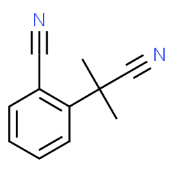 2-(2-氰基丙烷-2-基)苯甲腈结构式