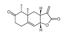 3-Oxoeremophila-9,11(13)-dien-12,8β-olid结构式