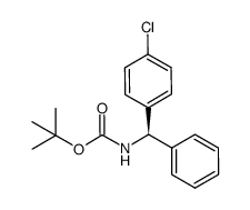 (R)-N-tert-butyloxycarbonyl-α-(4-chlorophenyl)benzylamine Structure