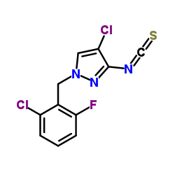 4-CHLORO-1-(2-CHLORO-6-FLUORO-BENZYL)-3-ISOTHIOCYANATO-1H-PYRAZOLE picture