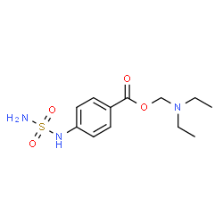 Benzoic acid, p-sulfamoylamino-, diethylaminomethyl ester (6CI)结构式