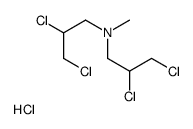 bis(2,3-dichloropropyl)-methylazanium,chloride Structure