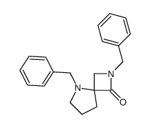 2,5-双(苯基甲基)-2,5-二氮杂螺[3.4]-1-辛酮结构式