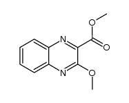 3-methoxy-quinoxaline-2-carboxylic acid methyl ester结构式