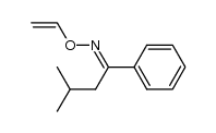 3-methyl-1-phenylbutan-1-one O-vinyl oxime结构式