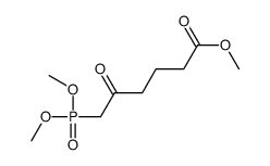 Dimethyl-5-mehtoxycarbonyl-2-oxopentyl phosphonate Structure