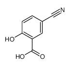 5-氰基-2-羟基苯甲酸结构式