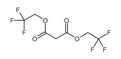 bis(2,2,2-trifluoroethyl) propanedioate Structure