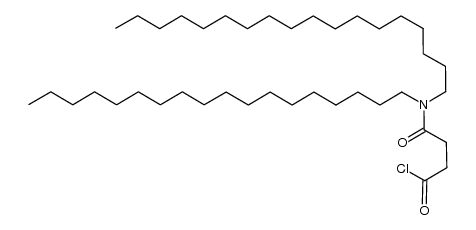 N,N-Dioctadecylsuccinamoyl chloride结构式