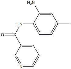 N- (2- amino -4 methyl phenyl) -3 pyridine amide Structure