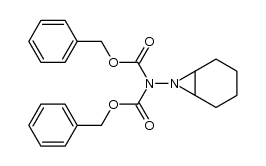 N-(Dibenzyloxycarbonylamino)-7-azabicyclo[4.1.0]heptane结构式