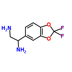 1-(2,2-Difluoro-1,3-benzodioxol-5-yl)-1,2-ethanediamine Structure