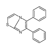 5,6-diphenylimidazo[2,1-b][1,3]thiazole结构式