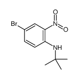 4-Bromo-N-(tert-butyl)-2-nitroaniline picture