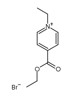 4-ethoxycarbonyl-1-ethyl-pyridinium, bromide结构式