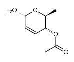4-O-Acetyl-2,3,6-trideoxy-L-erythro-hex-2-enopyranose结构式