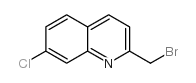 2-(溴甲基)-7-氯喹啉结构式