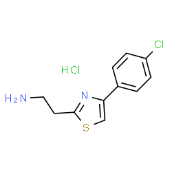 2-[4-(4-Chloro-phenyl)-thiazol-2-yl]-ethylaminehydrochloride结构式