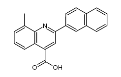 8-methyl-2-(naphthalen-2-yl)quinoline-4-carboxylic acid Structure