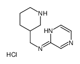 Piperidin-3-ylmethyl-pyrazin-2-yl-amine hydrochloride structure