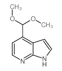 4-(Dimethoxymethyl)-1H-pyrrolo[2,3-b]pyridine structure