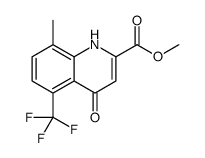 Methyl 8-methyl-4-oxo-5-(trifluoromethyl)-1,4-dihydroquinoline-2-carboxylate Structure