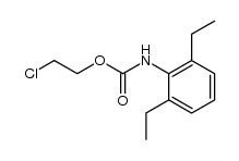 2-chloroethyl (2,6-diethylphenyl)carbamate结构式