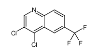 3,4-Dichloro-6-trifluoromethylquinoline structure