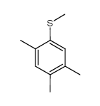 methyl(2,4,5-trimethylphenyl)sulfane Structure