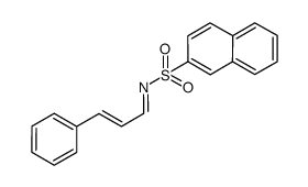 N-((E)-3-phenylallylidene)naphthalene-2-sulfonamide Structure