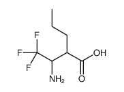 2-(1-Amino-2,2,2-trifluoroethyl)pentanoic acid Structure