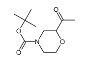 Tert-Butyl 2-Acetylmorpholine-4-Carboxylate Structure