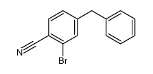 4-Benzyl-2-bromobenzonitrile结构式