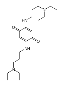 2,5-bis[3-(diethylamino)propylamino]cyclohexa-2,5-diene-1,4-dione Structure