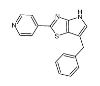 6-benzyl-2-pyridin-4-yl-4H-pyrrolo[2,3-d]thiazole Structure
