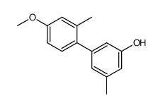 3-(4-methoxy-2-methylphenyl)-5-methylphenol Structure