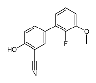 5-(2-fluoro-3-methoxyphenyl)-2-hydroxybenzonitrile Structure