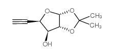1,2-o-isopropylidene-3-s-hydroxy-4-r-ethydinyl tetrahydrofuran结构式
