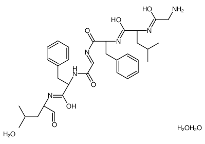 cyclo(leucyl-phenylalanyl-glycyl-phenylalanyl-leucyl-glycyl) structure