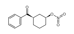 cis-[3-(nitrooxy)cyclohexyl]phenylmethanone结构式