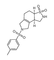 Cis-7-(Toluene-4-Sulfonyl)-1,3A,4,5,6,7,8,8B-Octahydro-2H-3-Thia-2,7-Diaza-As-Indacene 3,3-Dioxide structure