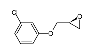 (S)-2-((3-CHLOROPHENOXY)METHYL)OXIRANE structure