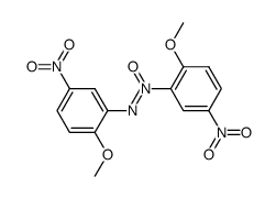 2,2'-dimethoxy-5,5'-dinitroazoxybenzene Structure