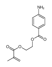2-(2-methylprop-2-enoyloxy)ethyl 4-aminobenzoate结构式