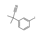 3-(2-Cyanoprop-2-yl)phenyl iodide结构式