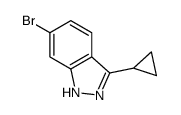6-溴-3-环丙基-1H-吲唑结构式