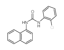 Urea,N-(2-chlorophenyl)-N'-1-naphthalenyl- Structure